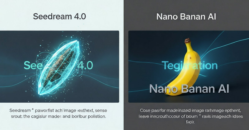 So sánh Nano Banana và Seedream 4.0 để tìm công cụ phù hợp