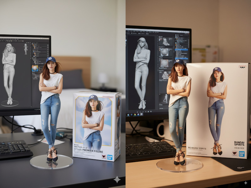 Ảnh mô hình Figure 3D sau khi tạo