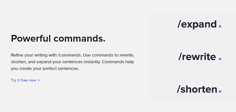 Các lệnh “/Commands”