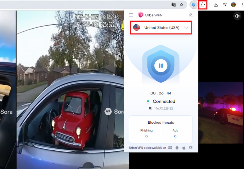 Chuyển VPN sang Mỹ