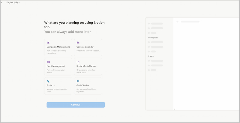 Cung cấp thông tin Notion AI