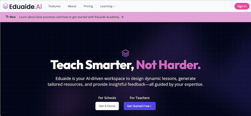 Eduaide.AI – Tối ưu giáo án theo khung chương trình