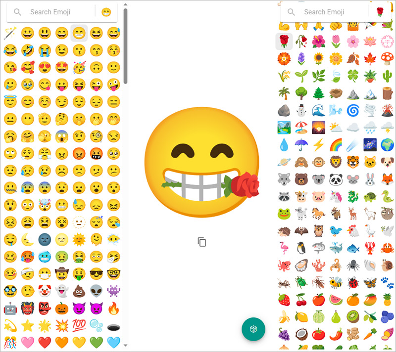 Emoji Kitchen kết hợp emoji