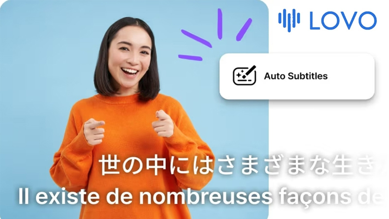 LOVO AI có khả năng thêm phụ đề chỉ trong vài giây