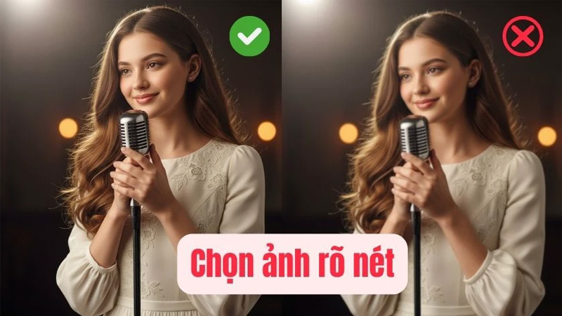 Chọn ảnh gốc rõ nét để tạo ảnh dưới nước "Lội Ngược Dòng" chất lượng