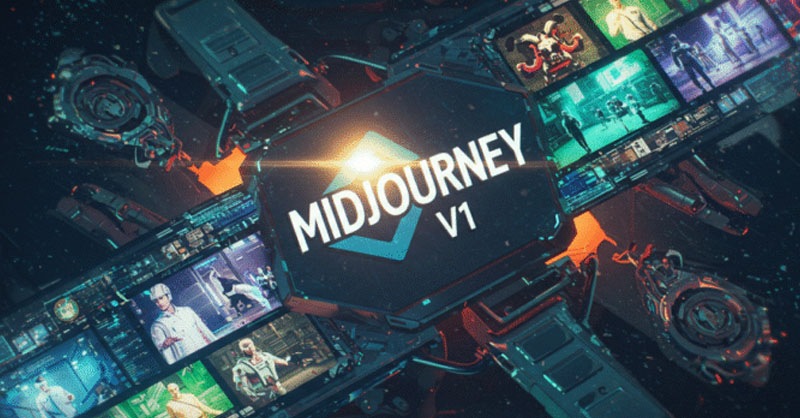 Mô hình Midjourney V1 ra mắt ngày 18/06/2025