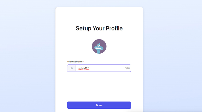 Chọn Continue With Google sau đó nhập tên tài khoản