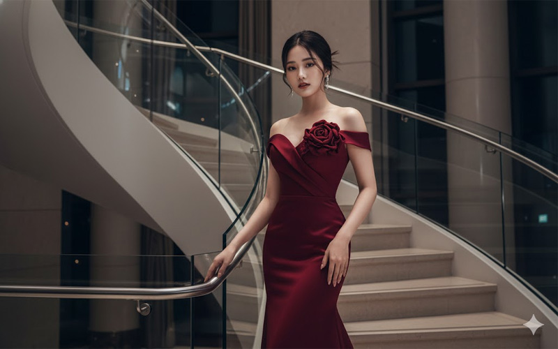 Tham khảo ngay prompt tạo ảnh quý cô đô thị sang trọng