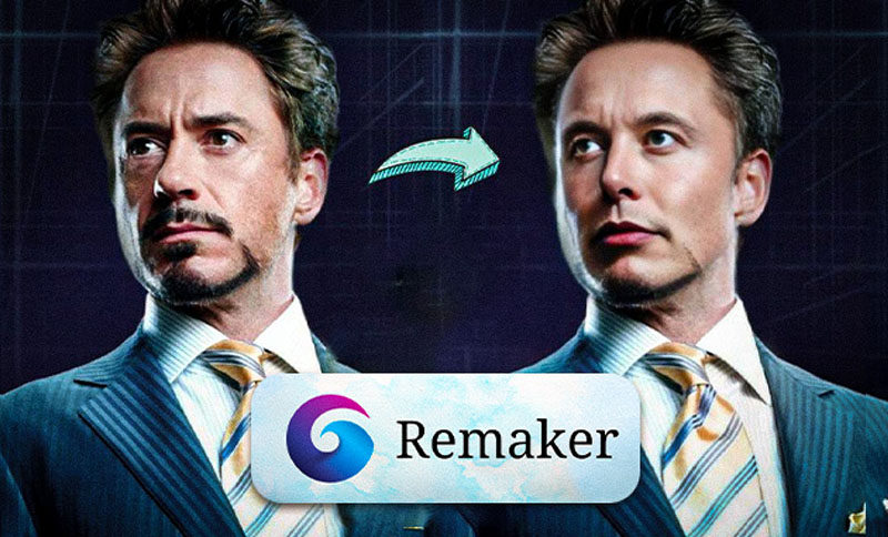 Tính năng hoán đổi khuôn mặt của Remaker AI