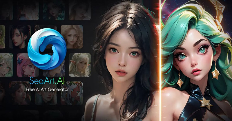 SeaArt AI được tích hợp các thuật toán tiên tiến