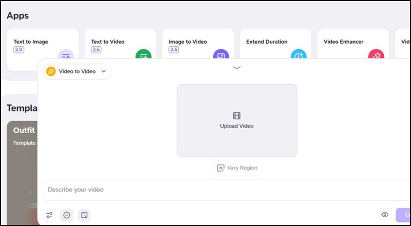 Tải video lên để tùy biến 
