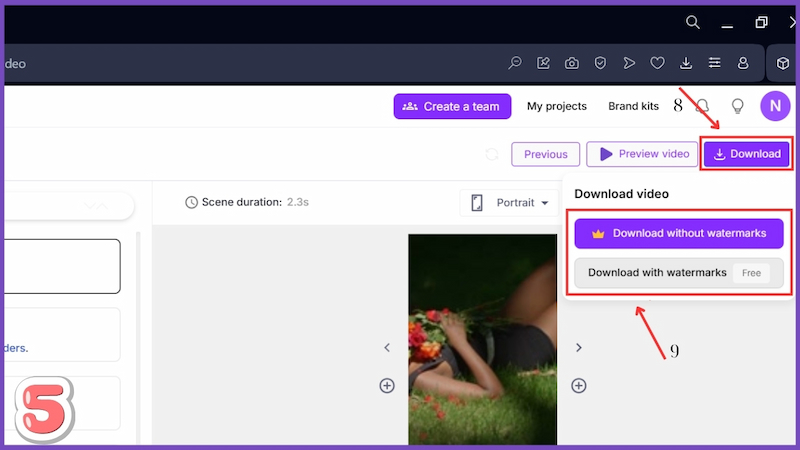 Tải video được tạo bởi Pictory AI