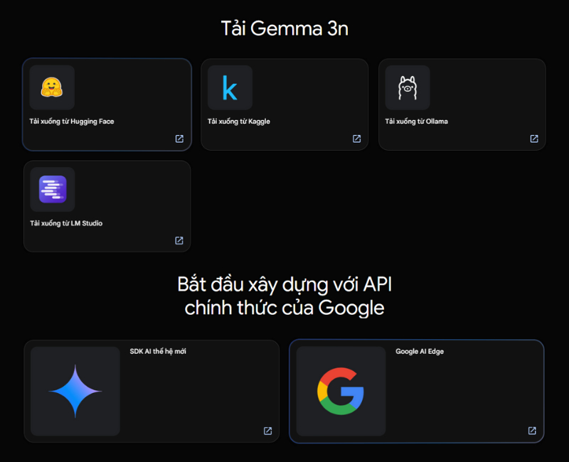 Trải nghiệm Gemma 3n