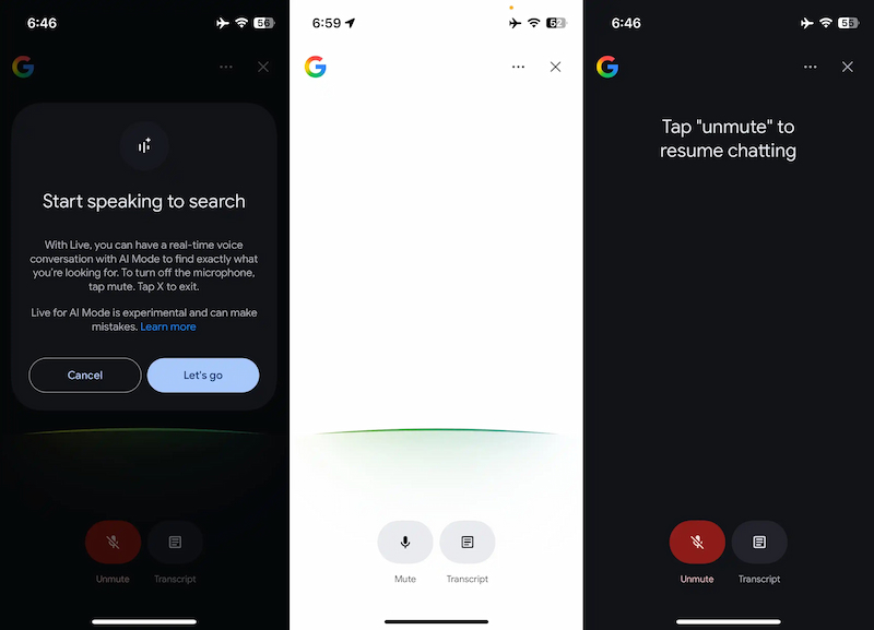 Những tính năng nổi bật của Search Live