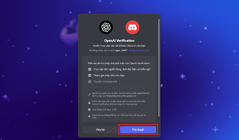 Xác nhận tài khoản OpenAI