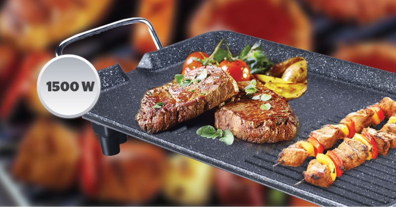 Công suất 1500W giúp nướng chín thực phẩm nhanh chóng.