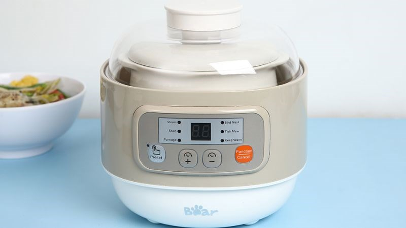 Mẹo sử dụng nồi nấu cháo chậm Bear an toàn, bền bỉ 