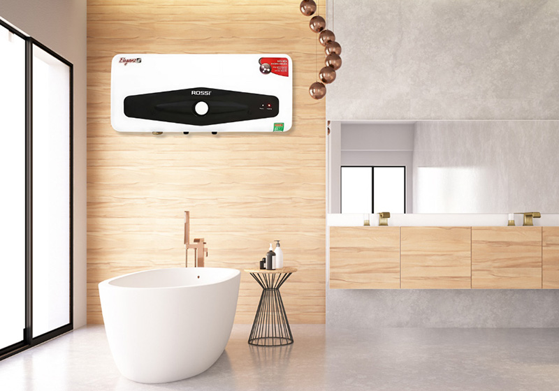 Máy Nước Nóng Rossi Eleganz-C REC20SL sở hữu thiết kế nhỏ gọn hiện đại