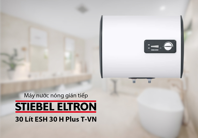 Máy Nước Nóng Stiebel Eltron 30 Lít ESH 30 H PLUS T-VN thiết kế hình trụ nằm ngang