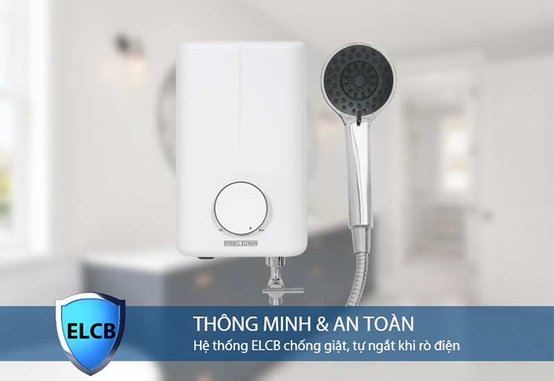 Máy Nước Nóng Trực Tiếp Stiebel Eltron 3500W DE 35 EC chống giật, an toàn