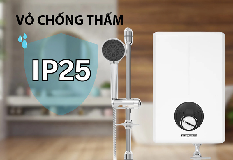 Máy Nước Nóng Trực Tiếp Stiebel Eltron 4500W XGLP 45 EC chống nước IP25