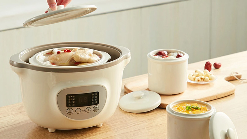 Nồi nấu chậm giúp giữ trọn dinh dưỡng trong thực phẩm