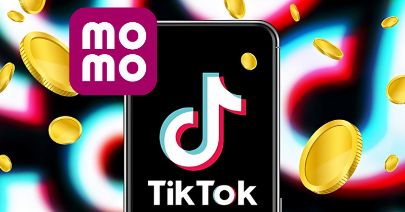 Nạp xu Tiktok qua Momo