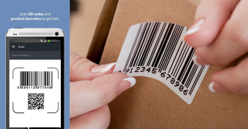 App ScanLife Barcode & QR Reader quét mã vạch trên iPhone