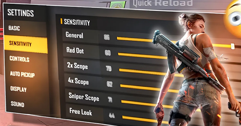 Cách chỉnh độ nhạy Free Fire chuẩn