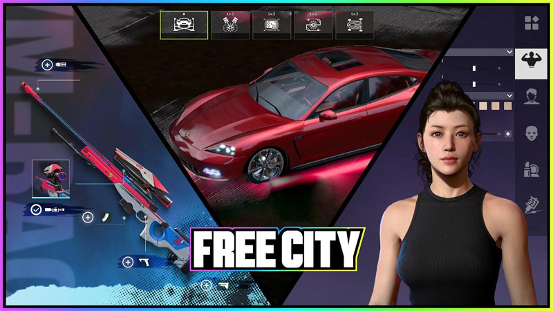 Garena Free City tập trung vào trải nghiệm trong thế giới mở