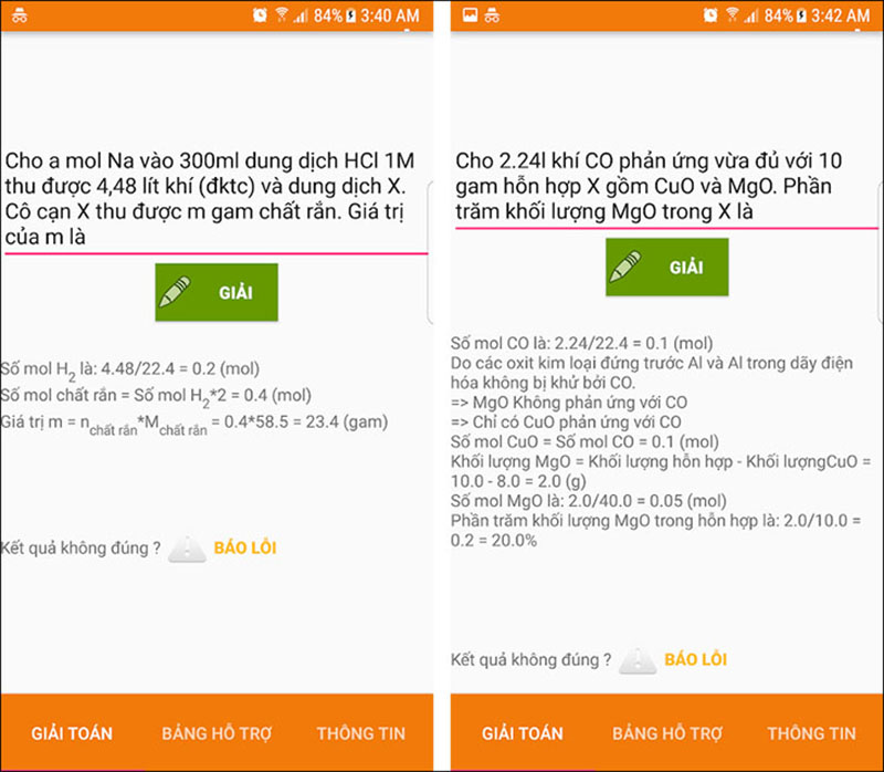Giải Toán Hóa Học giúp học sinh giải bài tập toán khó
