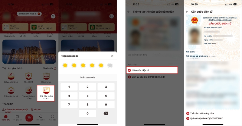 Kiểm tra chính xác địa chỉ, quê quán sau sáp nhập trên VNeID 2.2.0