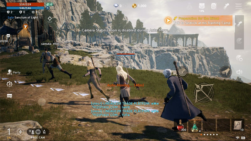 Các dạng nhiệm vụ trong game Lineage 2M