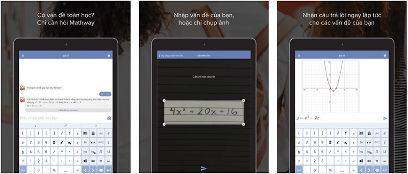 Mathway hỗ trợ từ các bài đại số cơ bản đến những công thức phức tạp