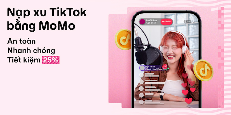 Lưu ý khi nạp xu TikTok qua Momo