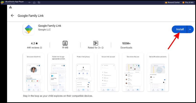 Nhấn vào nút Install