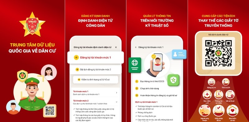 Những tính năng mới trên phiên bản VNeID 2.2.0