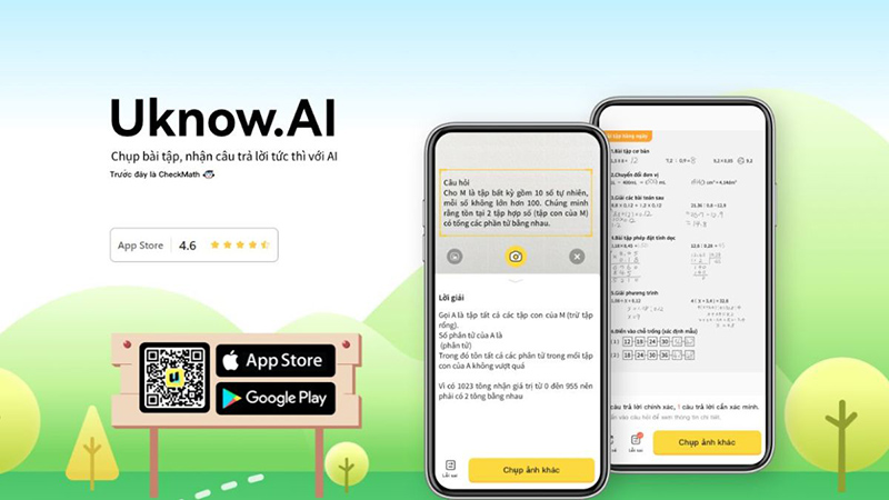 Uknow.AI là ứng dụng giải Toán cao cấp