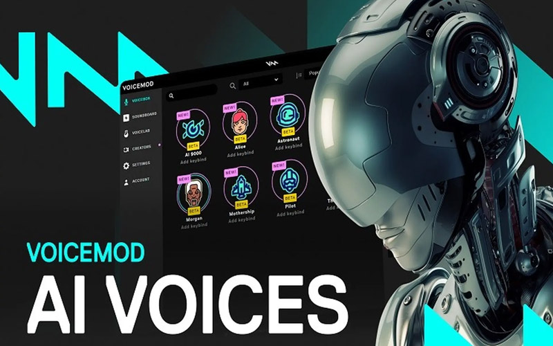 Voicemod tích hợp mượt mà phím tắt tiện lợi