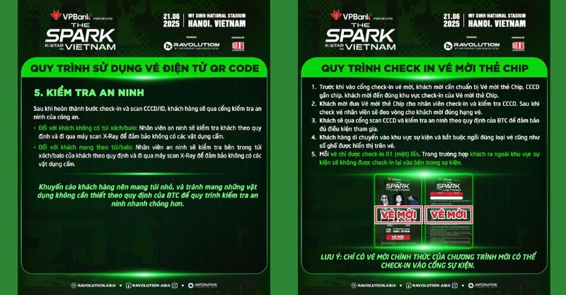 Quy trình check in của concert K-Star Spark 2025