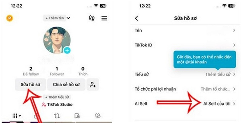 Cách xóa tính năng AI Self trên TikTok