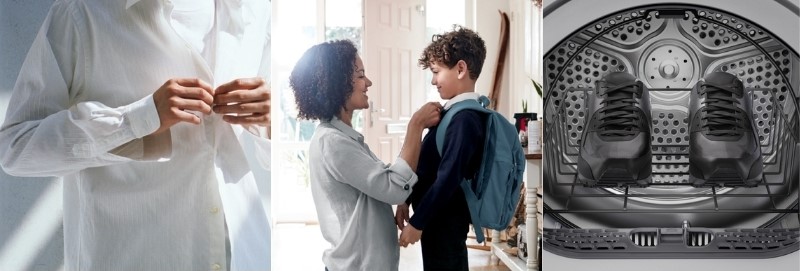 Các chế độ sấy tiện lợi