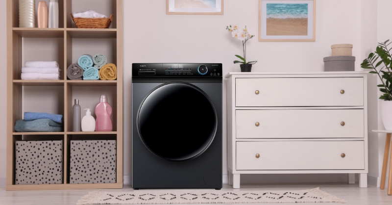 Công nghệ AI Smart Wash theo dõi và điều chỉnh trong suốt quá trình giặt