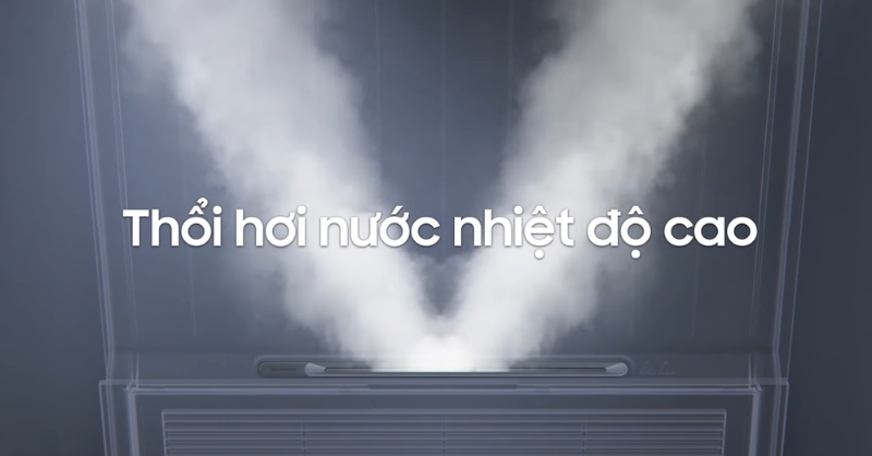 Công nghệ JetSteam thổi hơi nước ở nhiệt độ cao
