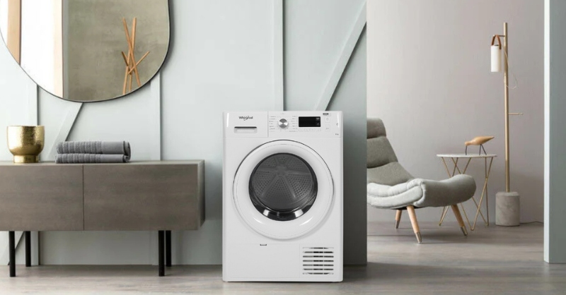 Công nghệ sấy trên máy sấy Whirlpool giúp làm khô quần áo