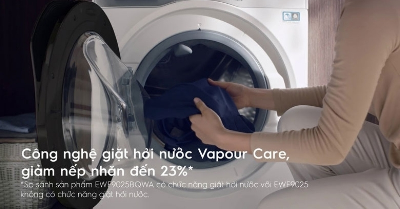 Giảm tình trạng quần áo bị nhăn sau khi giặt