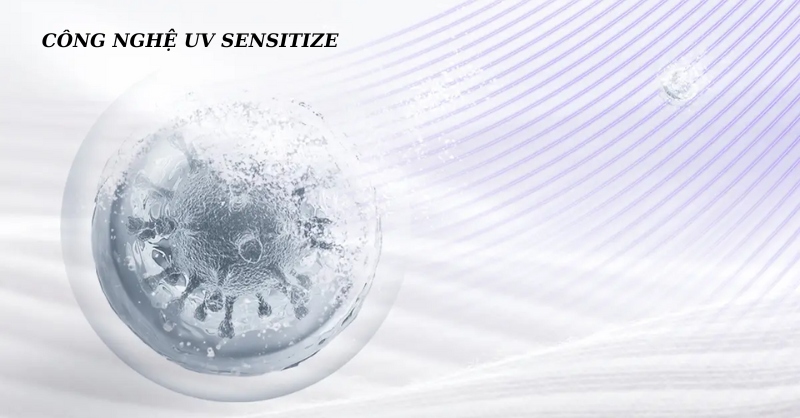 Lợi ích của công nghệ UV Sensitize trên máy sấy Toshiba