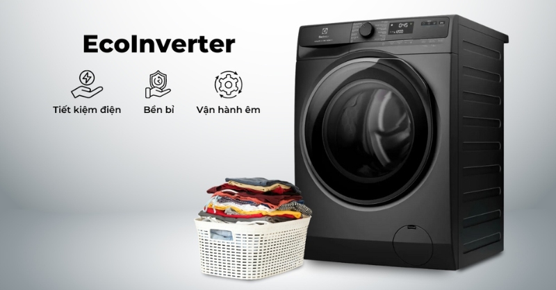 Máy Giặt Electrolux Inverter 10 Kg EWF1023P5SC tiết kiệm điện