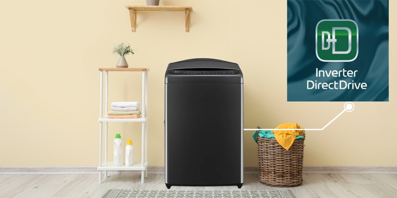 Máy giặt LG Inverter 15 Kg TV2515DV5J vận hành êm ái