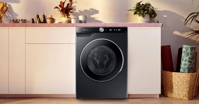 Máy Giặt Samsung AI EcoBubble WW12CG604DLBSV giải pháp giặt giũ hiện đại cho gia đình